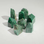 Gemstone Points approx 6cm (0.5KG) - Indian Jade (approx 8 pieces)