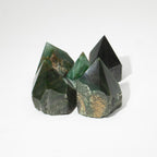 Gemstone Top Polished Points - Green Aventurine (approx 5-6 pieces)