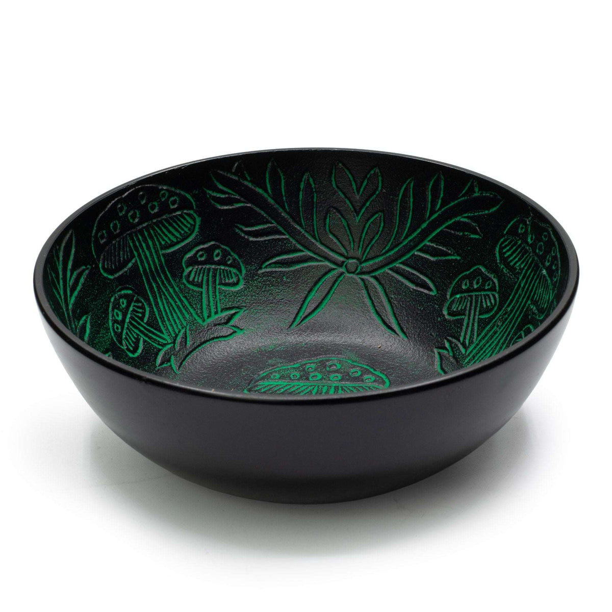 Aluminum Singing Bowl - Magic Mushroom - Green (20cm)