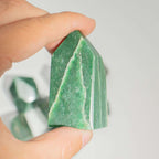 Gemstone Points approx 6cm (0.5KG) - Indian Jade (approx 8 pieces)