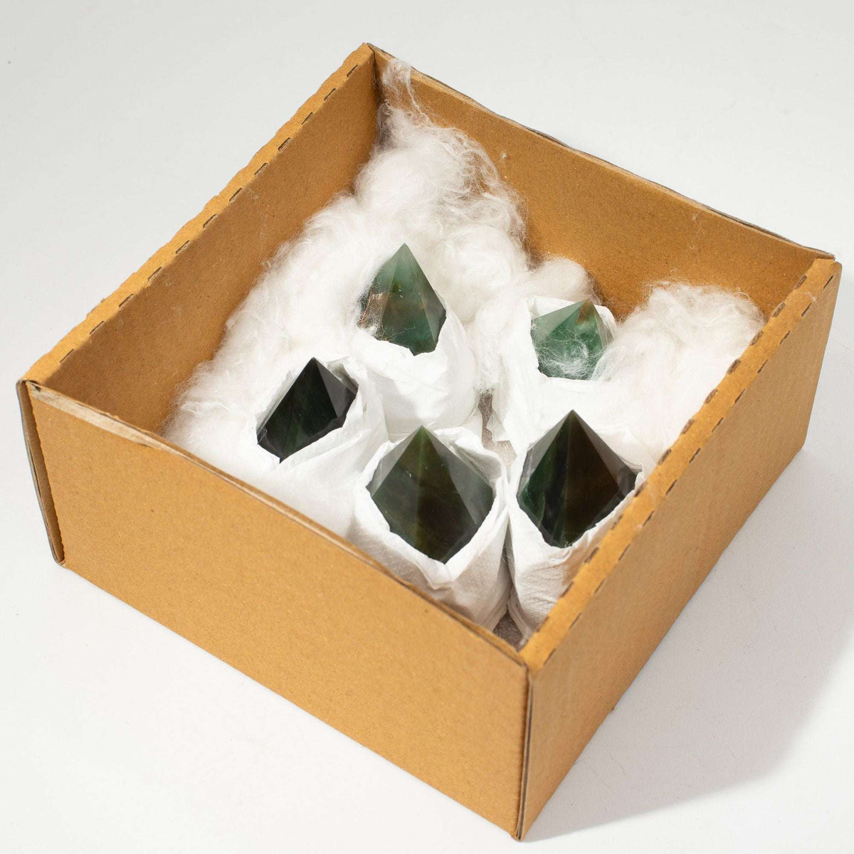 Gemstone Top Polished Points - Green Aventurine (approx 5-6 pieces)