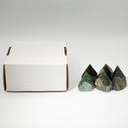 Gemstone Top Polished Points - Green Aventurine (approx 5-6 pieces)