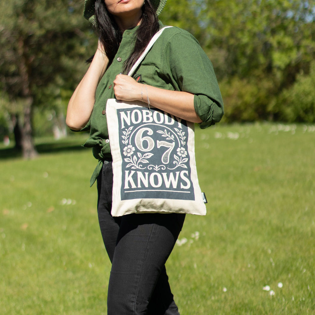 Nomad Sari Iconic Toni Tote Bag - Nobody Knows 67 - Natural 10oz