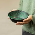 Aluminum Singing Bowl - Magic Mushroom - Green (20cm)