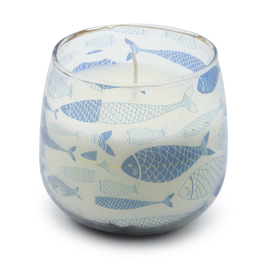 Artisan Medium Glass Jar Candles | Seabreeze
