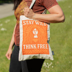 Nomad Sari Iconic Toni Tote Bag - Stay Wild - Natural 10oz