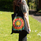 Iconic Classic Tote Bag - Zodiac Sun - Black 6oz