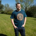 Nomad Sari Stonewashed Cotton Tee | Stay Wild Moon Child | Blue | XL