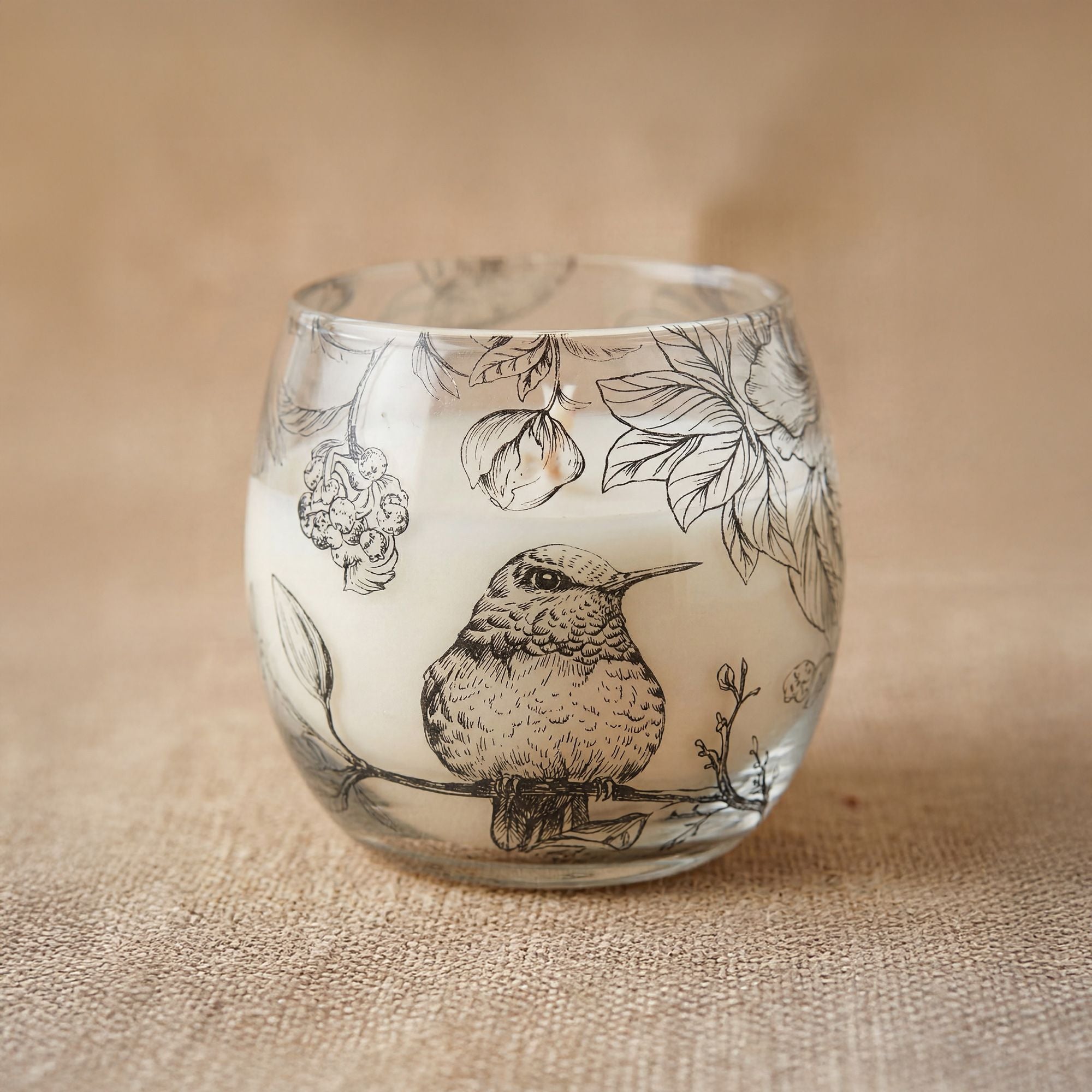 Artisan Small Glass Jar Candles | Drawn by Flame