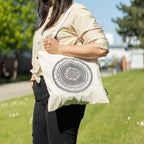 Nomad Sari Iconic Basic Tote Bag - Urban Mandala - Natural 4oz