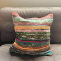 Rag Rug Cushion Covers - Charcoal Greys