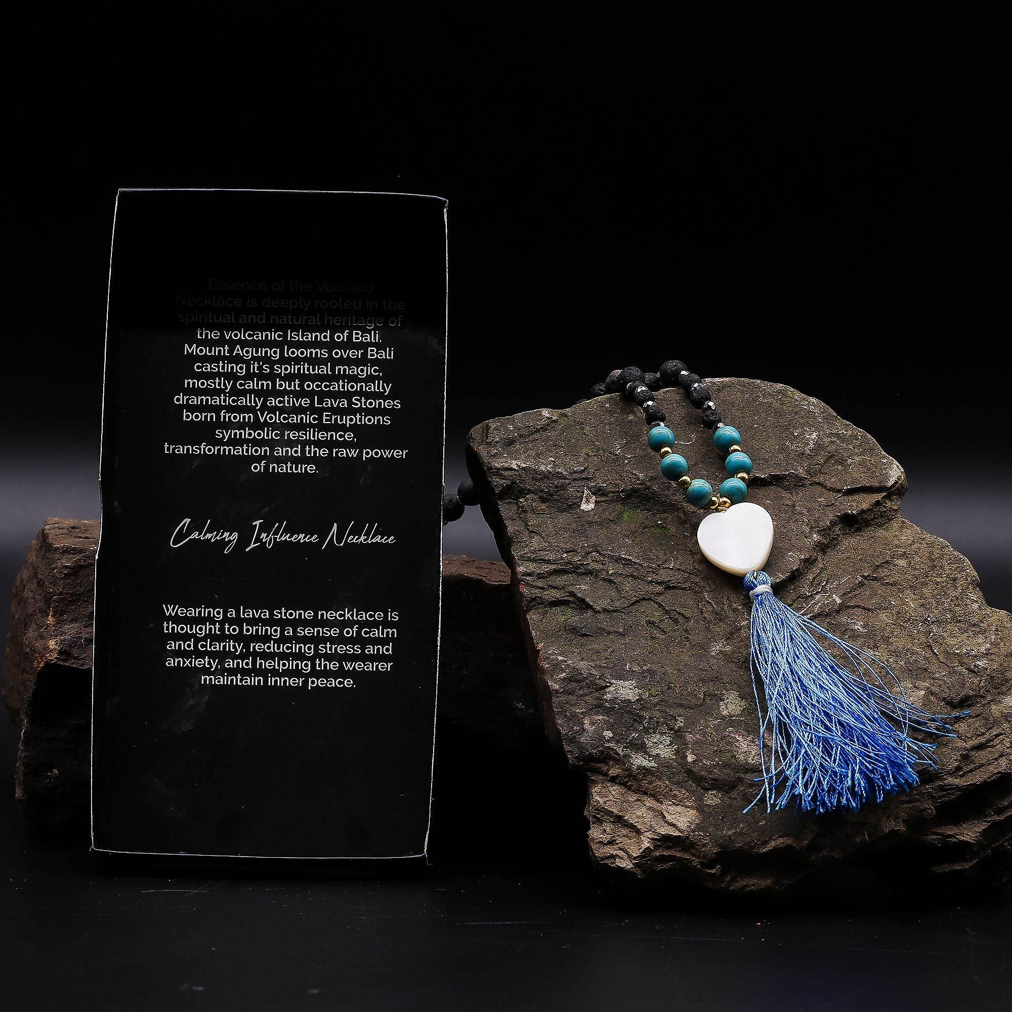 Grounding Lava Stone Necklace | Calming Influence