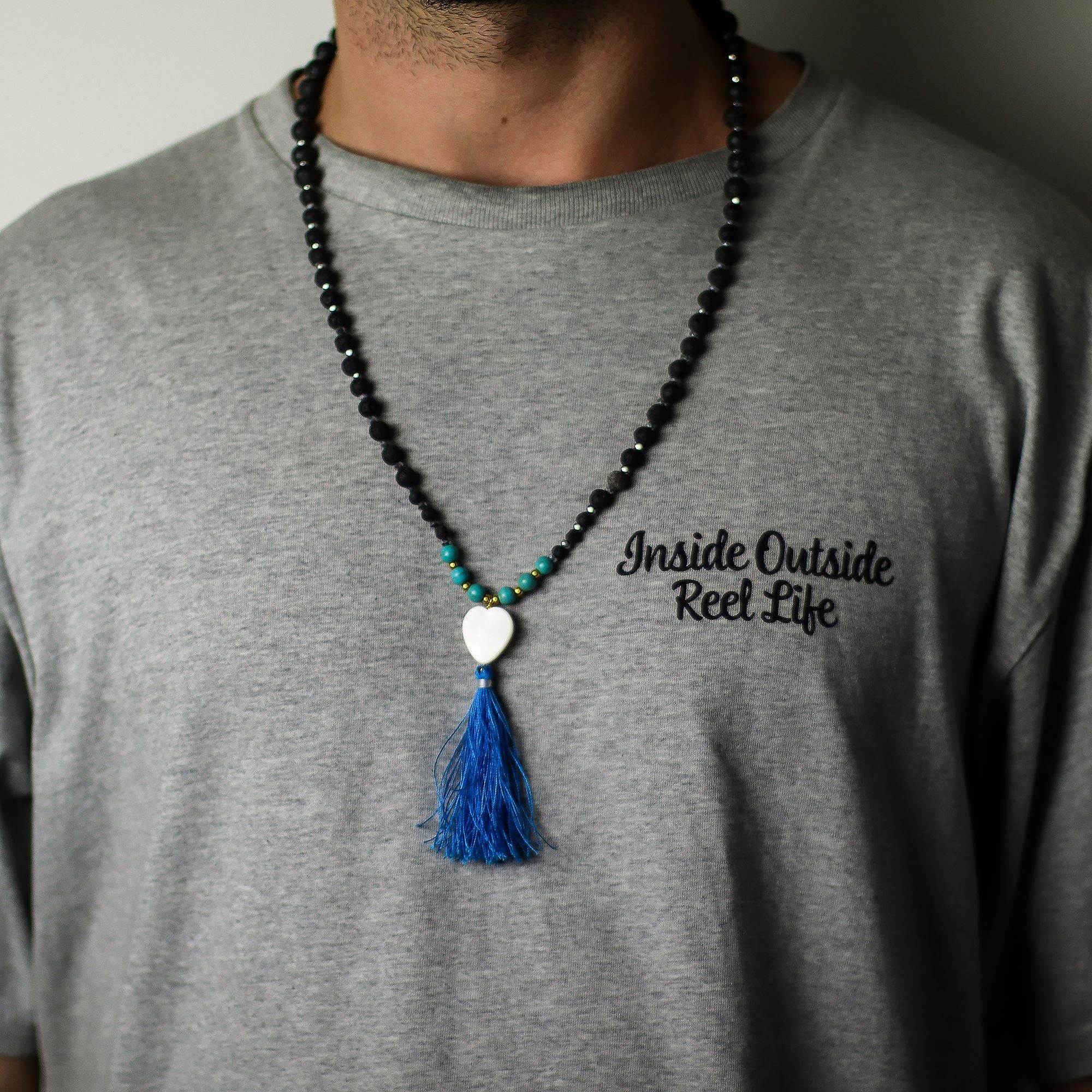 Grounding Lava Stone Necklace | Calming Influence