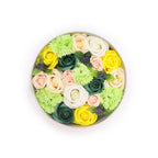 Artisan Round Box | Spring Celibrations | Yellow & Greens