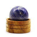 Gemstone Sphere 50mm - Afghan Lapis  with Stand