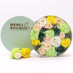 Artisan Round Box | Spring Celibrations | Yellow & Greens