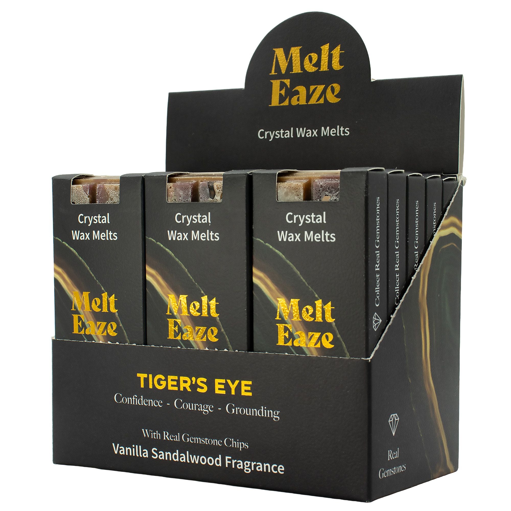 Artisan MeltEaze Wax Melts 50g | Tigereye Strength | Vanilla Sandalwood