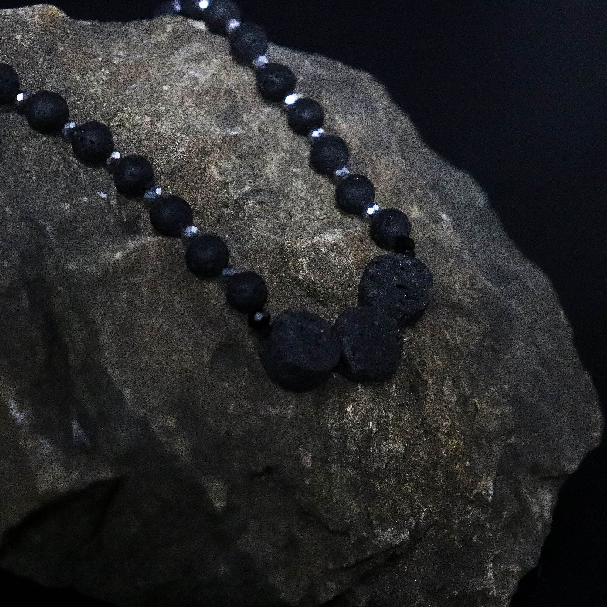 Grounding Lava Stone Necklace | Connection to Nature