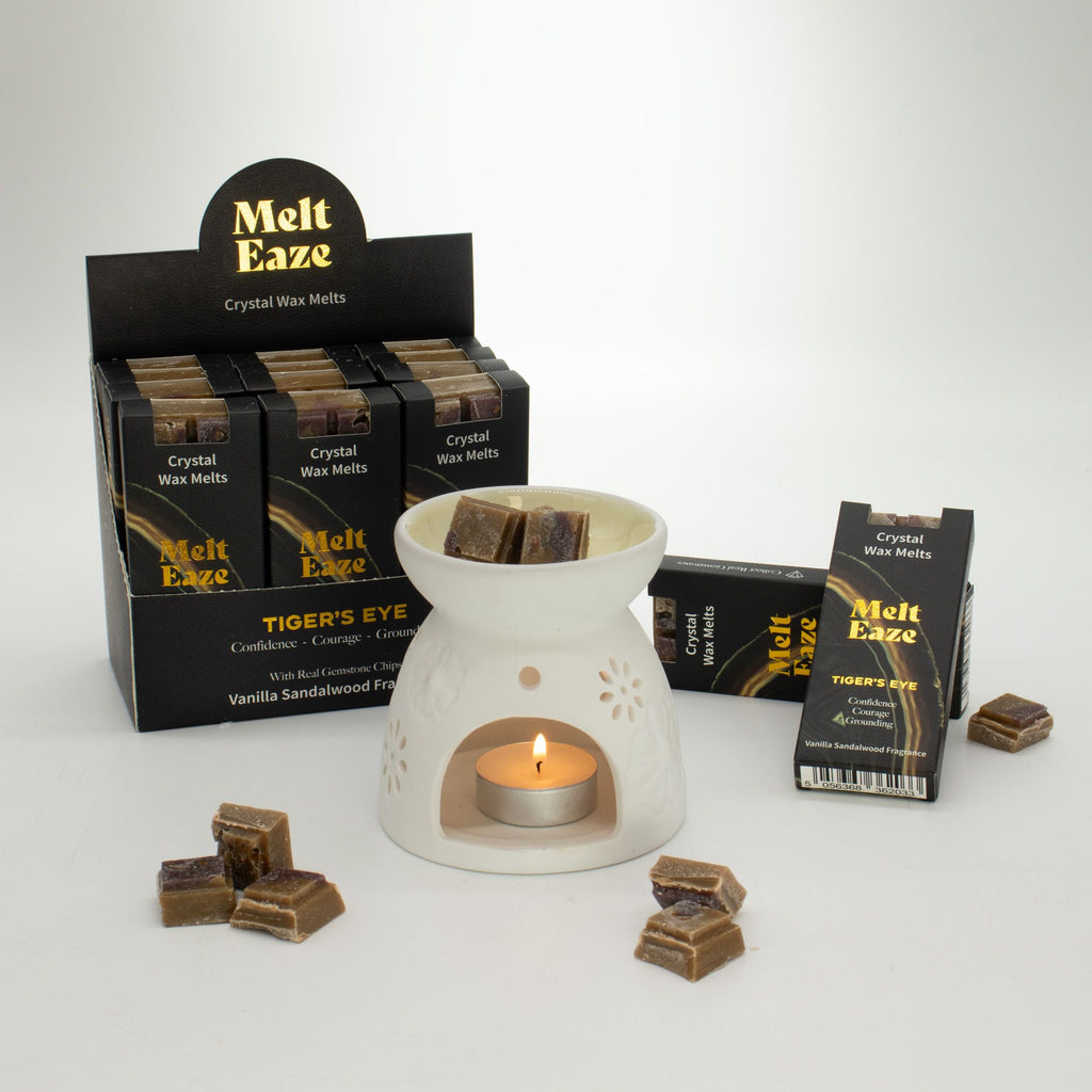 Artisan MeltEaze Wax Melts 50g | Tigereye Strength | Vanilla Sandalwood