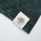 Nomad Sari Stonewashed Cotton T-Shirt - Tree of Life - Green - Large