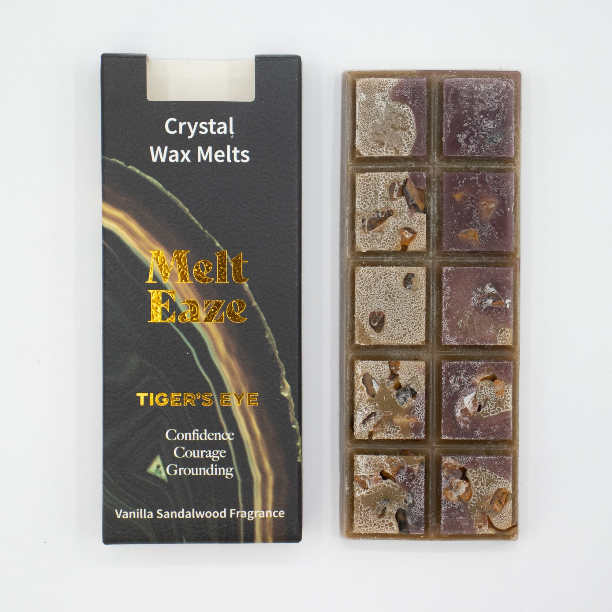 Artisan MeltEaze Wax Melts 50g | Tigereye Strength | Vanilla Sandalwood
