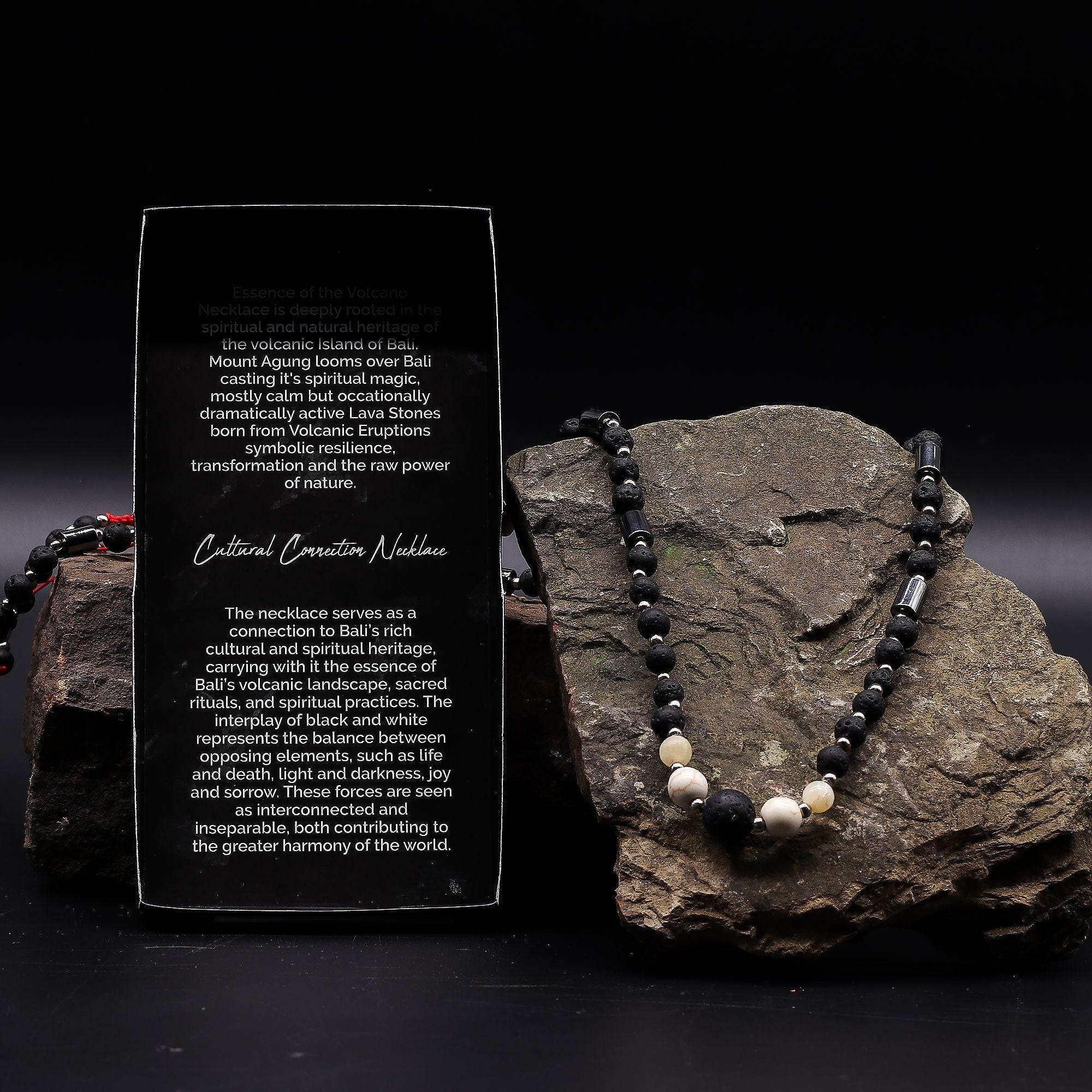 Grounding Lava Stone Necklace | Cultural Connection