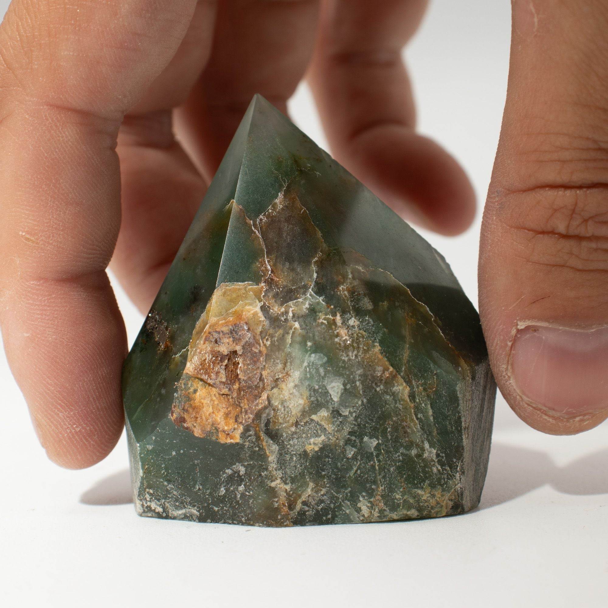 Gemstone Top Polished Points - Green Aventurine (approx 5-6 pieces)