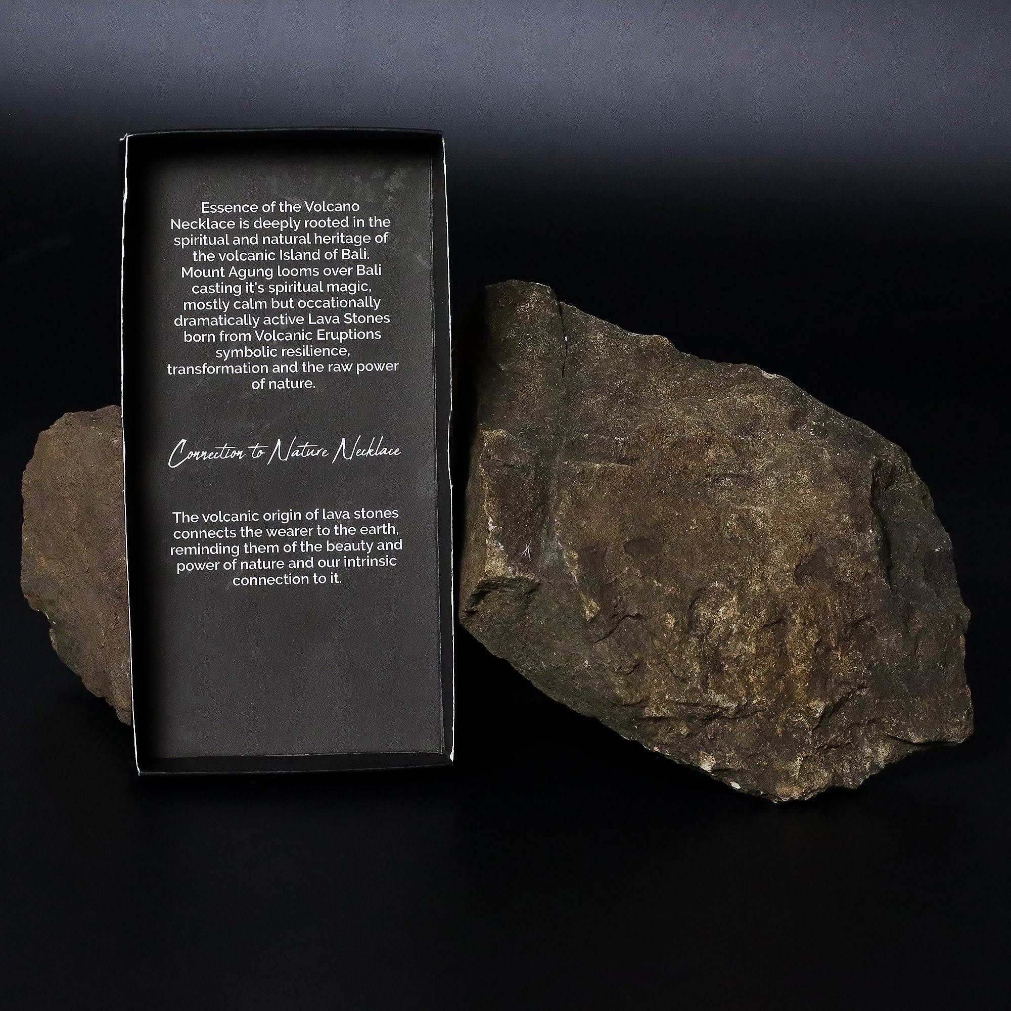 Grounding Lava Stone Necklace | Connection to Nature