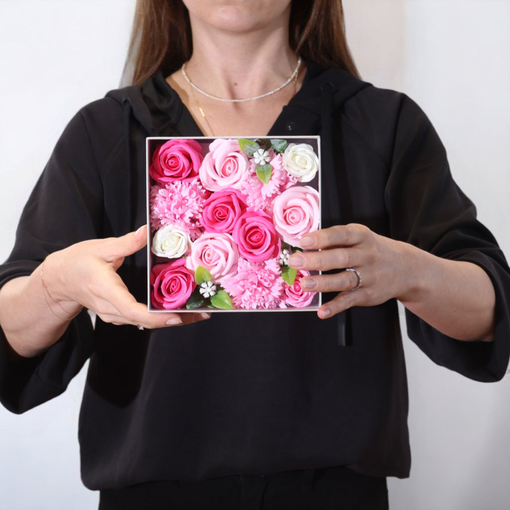Artisan Square Box | Baby Blessings | Pinks