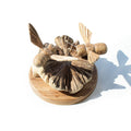 Handmade Parasite Wood Art Carving - Bees in The Works