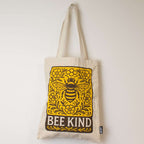 Nomad Sari Iconic Toni Tote Bag - Bee Kind - Natural 10oz