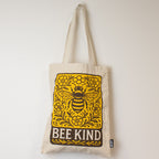 Nomad Sari Iconic Toni Tote Bag - Bee Kind - Natural 10oz