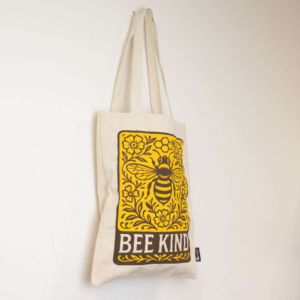 Nomad Sari Iconic Toni Tote Bag - Bee Kind - Natural 10oz