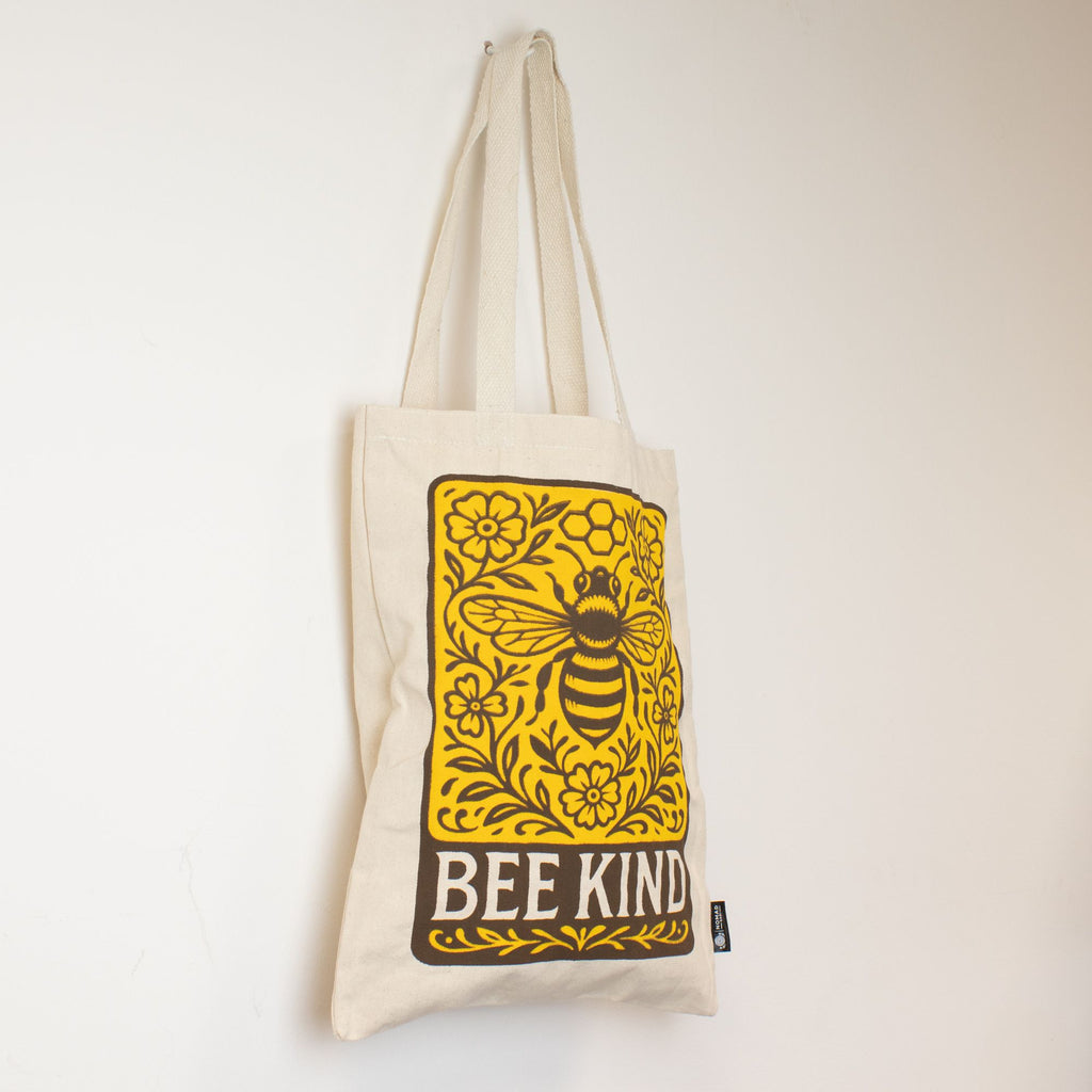 Nomad Sari Iconic Toni Tote Bag - Bee Kind - Natural 10oz