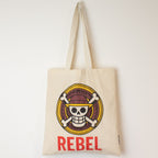 Nomad Sari Iconic Basic Tote Bag - REBEL - Natural 4oz