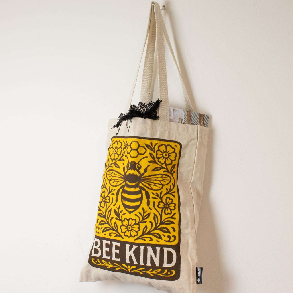 Nomad Sari Iconic Toni Tote Bag - Bee Kind - Natural 10oz