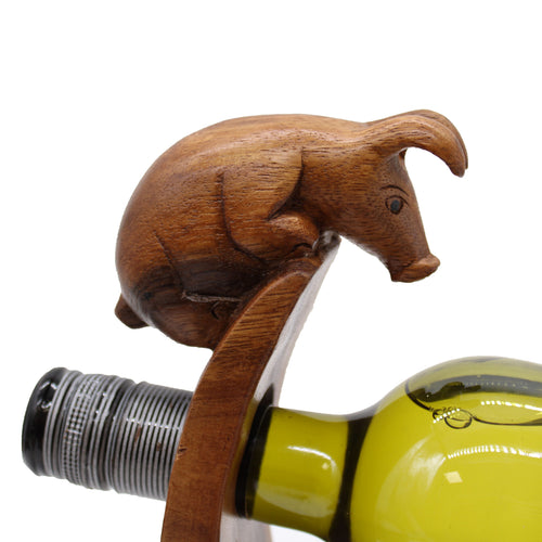Artisan Balance Wine Holder | Pig