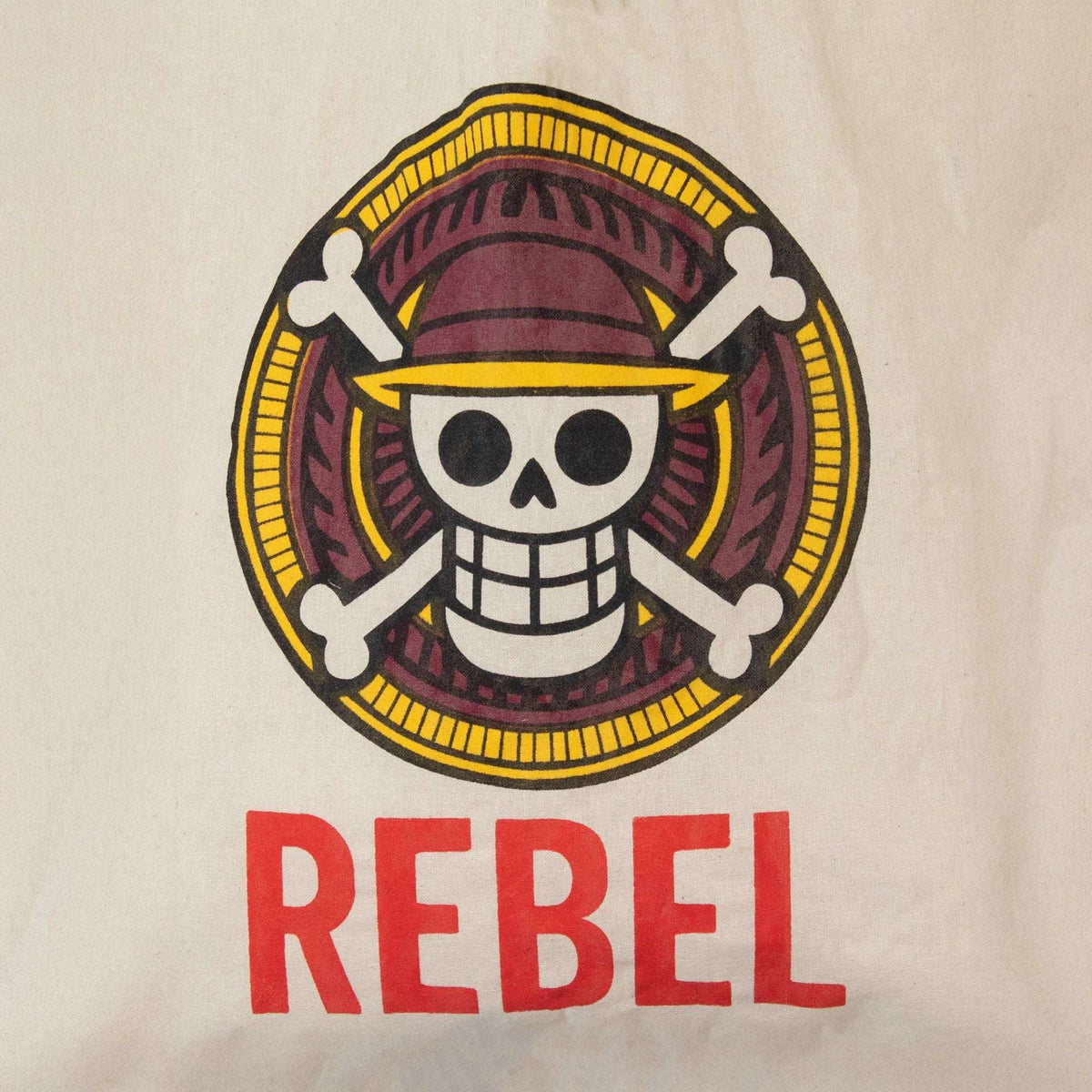 Nomad Sari Iconic Basic Tote Bag - REBEL - Natural 4oz