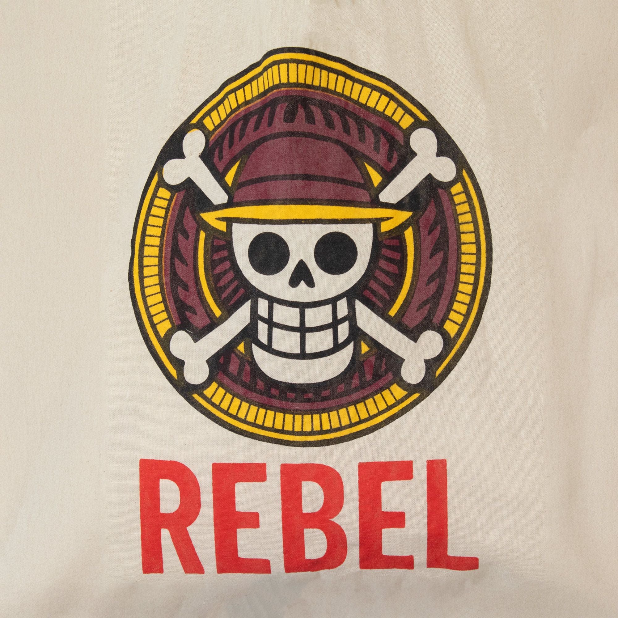 Nomad Sari Iconic Basic Tote Bag - REBEL - Natural 4oz