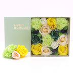 Artisan Square Box | Spring Celibrations | Yellow & Greens