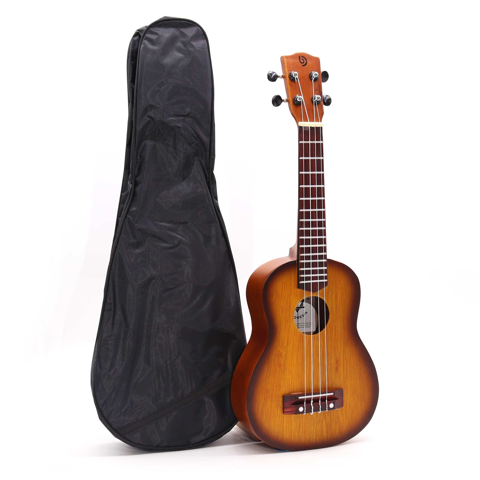 Artisan Made Ukulele - Orange Sunburst Finish (4 String)