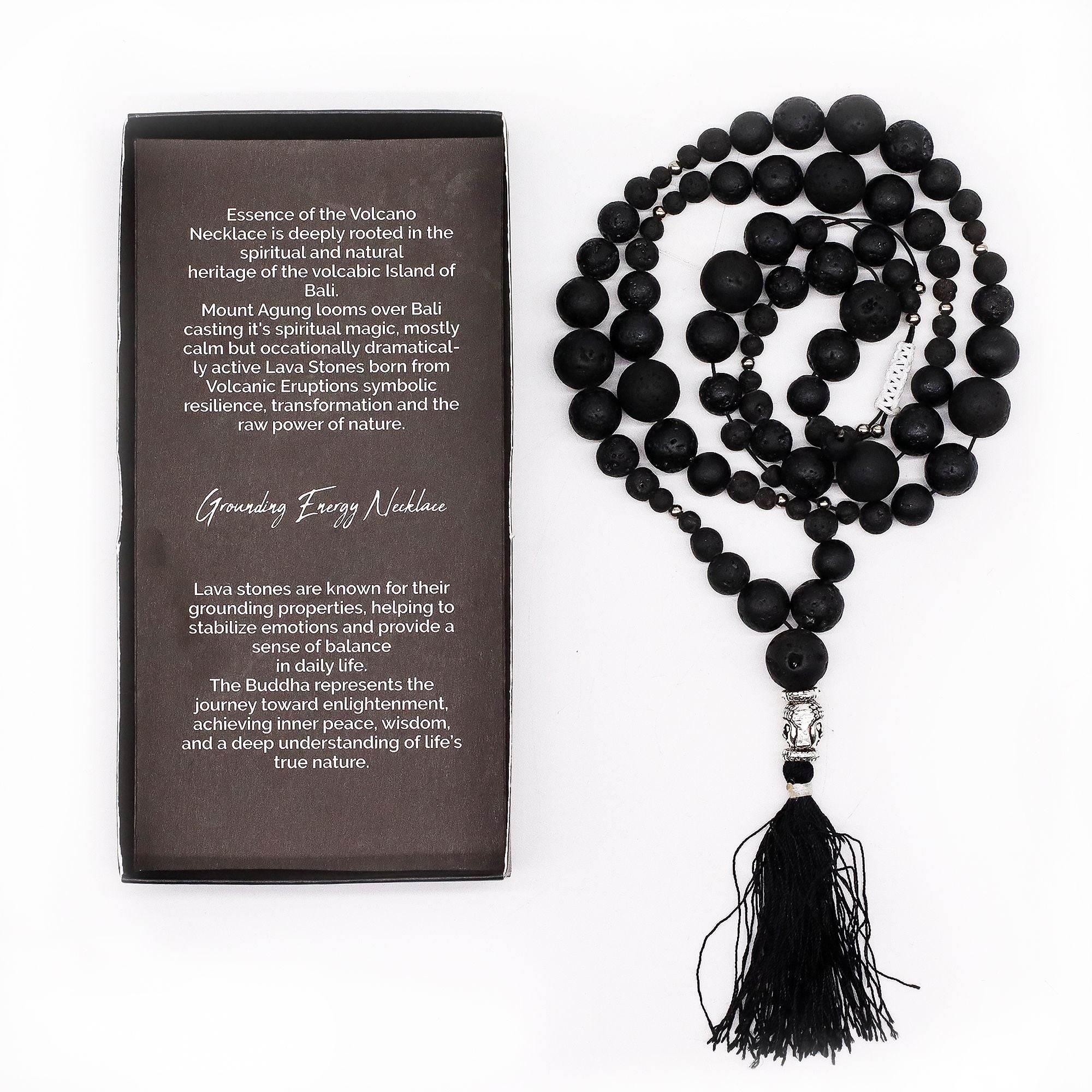 Grounding Lava Stone Necklace | Grounding Energy