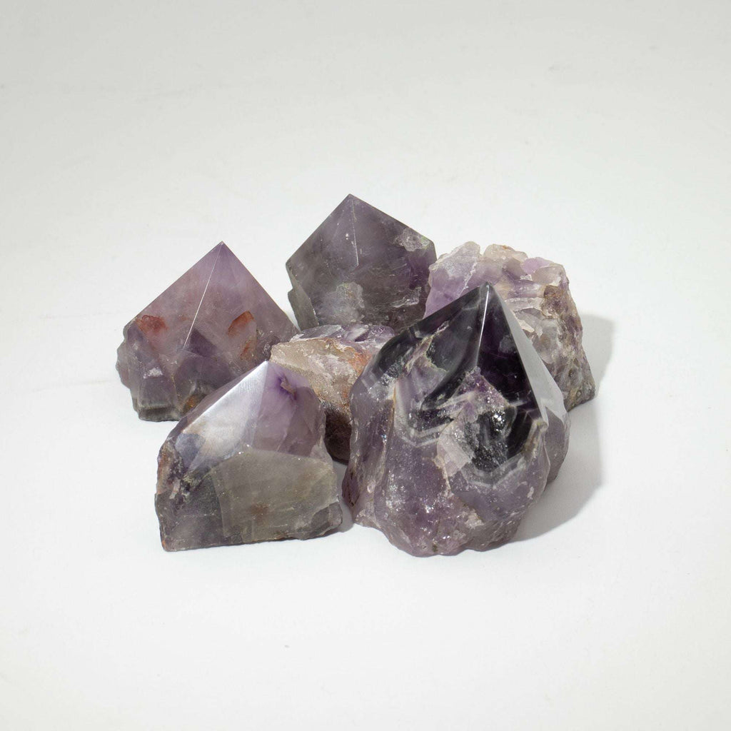 Gemstone Top Polished Points - Amethyst A grade (approx 5-6 pieces)
