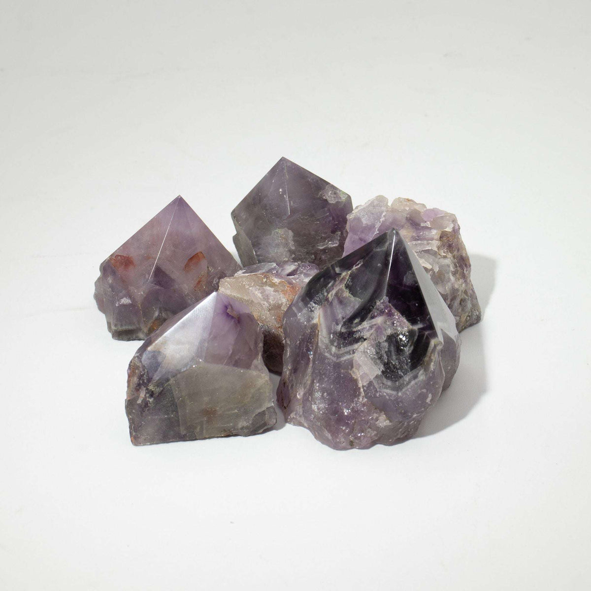 Gemstone Top Polished Points - Amethyst A grade (approx 5-6 pieces)
