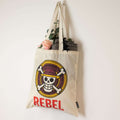Nomad Sari Iconic Basic Tote Bag - REBEL - Natural 4oz