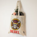 Nomad Sari Iconic Basic Tote Bag - REBEL - Natural 4oz