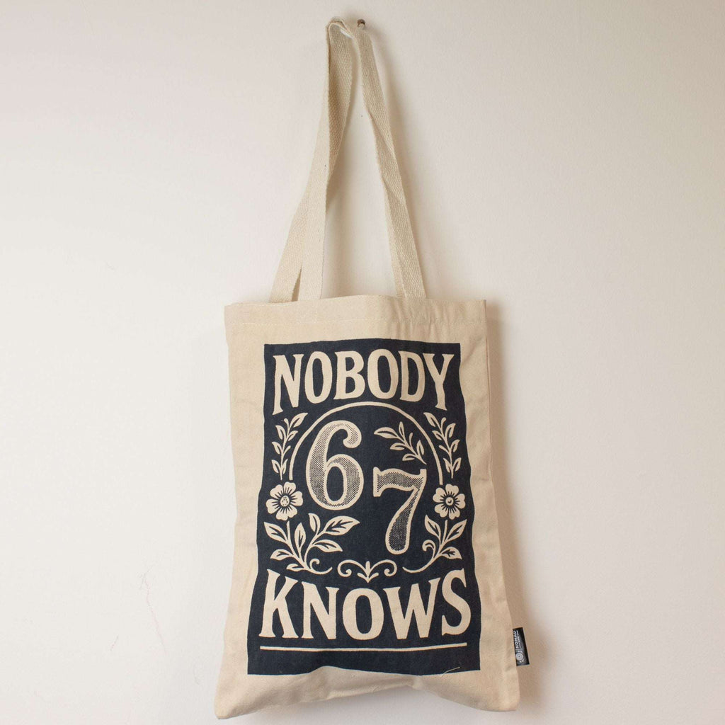 Nomad Sari Iconic Toni Tote Bag - Nobody Knows 67 - Natural 10oz