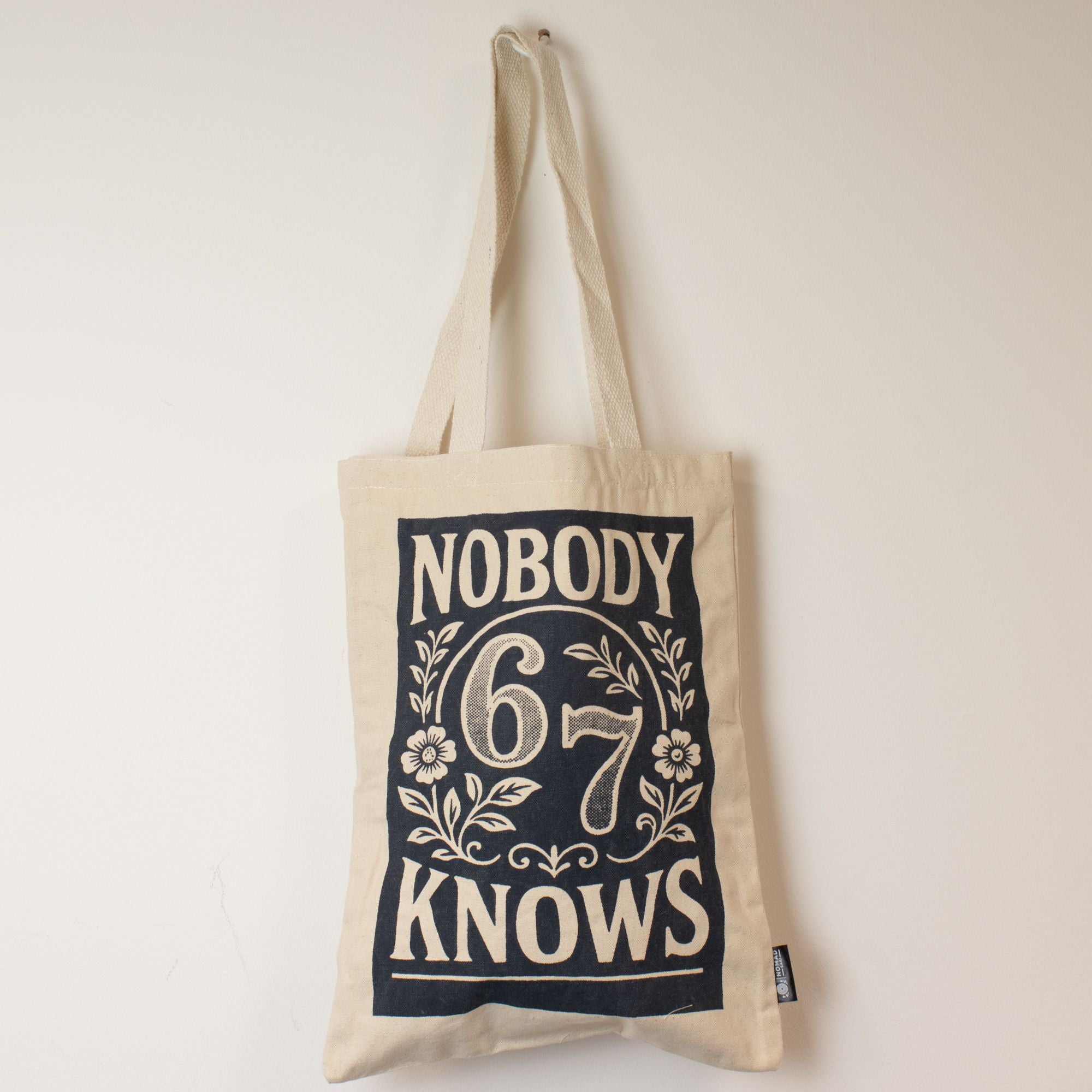 Nomad Sari Iconic Toni Tote Bag - Nobody Knows 67 - Natural 10oz