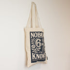 Nomad Sari Iconic Toni Tote Bag - Nobody Knows 67 - Natural 10oz