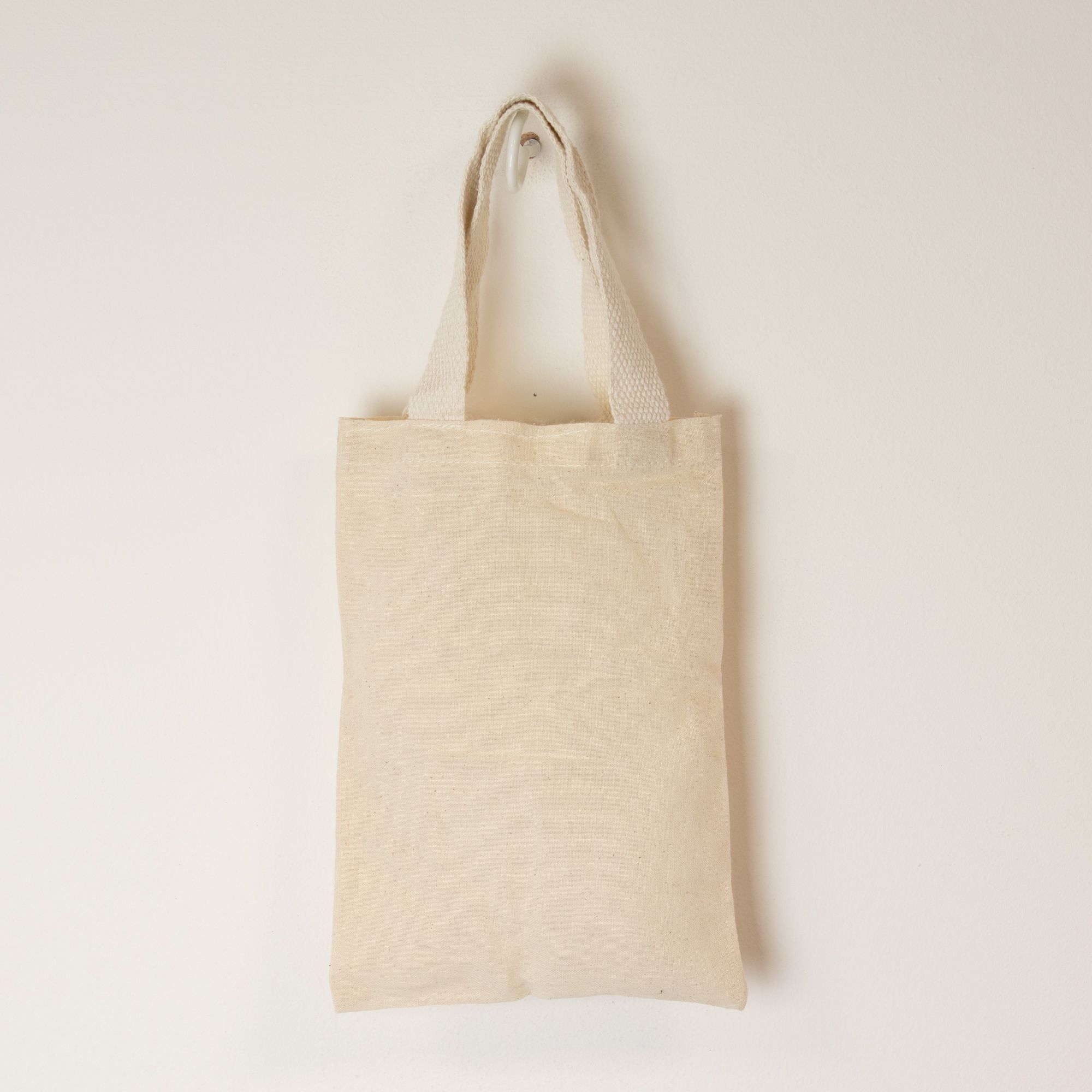 Nomad Sari Iconic Mini Gift Tote Bag - Unprinted- (25x18cm) - Natural 4oz